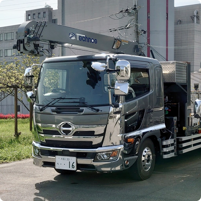 8tユニック車（エアサス仕様）